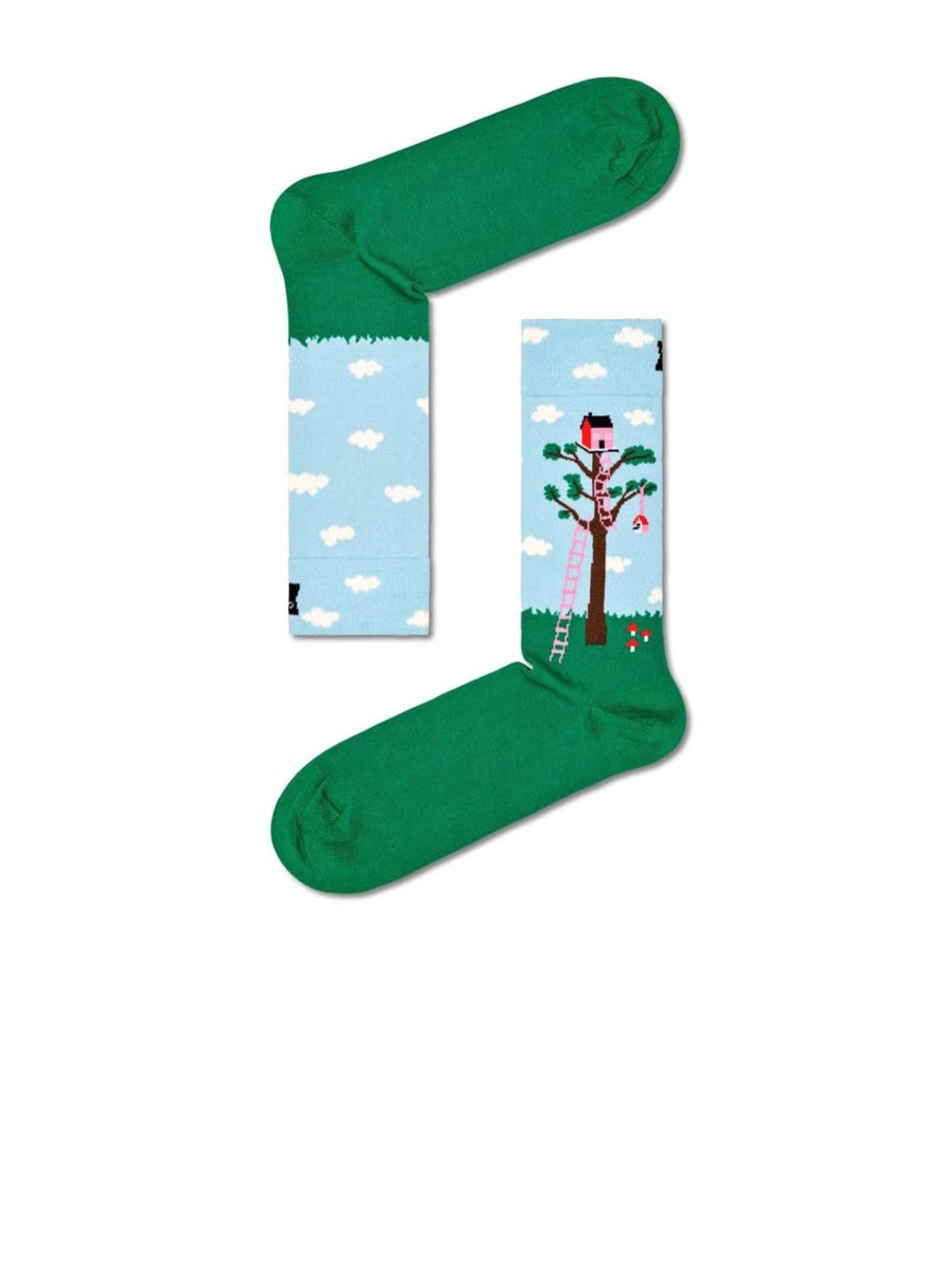 Donna happy socks Calzini | Crew Treehouse Socks