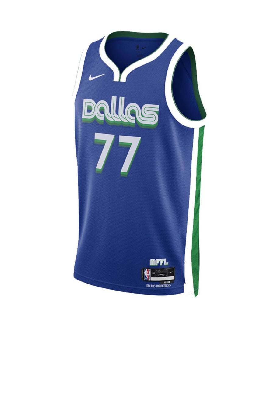 Uomo nike Canotte | Luka Doncic Dallas Mavericks City Edition - Rush Blue