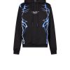 Uomo phobia vos Felpe | Black Hoodie Whit Blue New Lightning