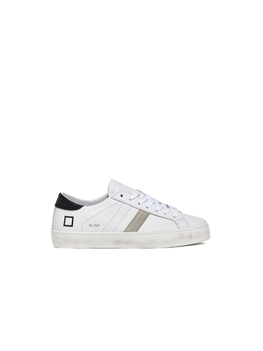 Scarpe d.a.t.e. | Hill Low Calf - White Black