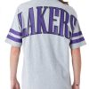 Uomo New Era T-Shirt | T-Shirt Oversize La Lakers Nba Arch Graphic - Grigio