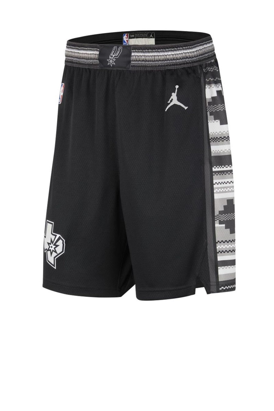 Uomo nike Shorts | San Antonio Spurs Statement Edition - Black