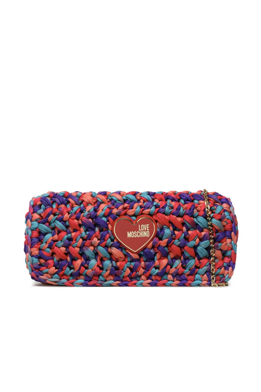 Donna love moschino Borse A Tracolla | Borsa Crochet Mermaid + Pu Red