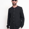 Uomo bl11 Camicie | Camicia Garza - Nero