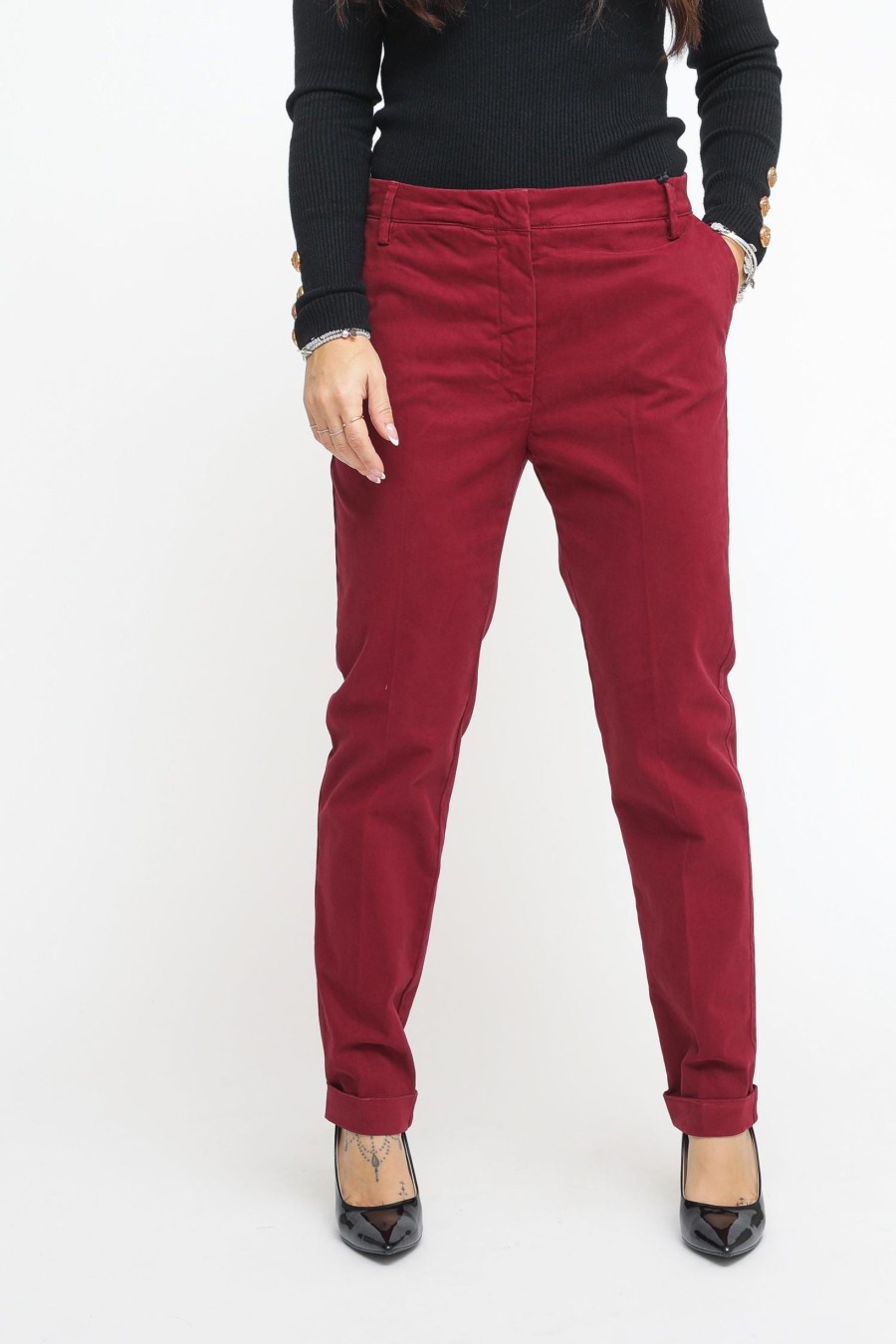 Donna berna Pantaloni | Chino - Bordeaux