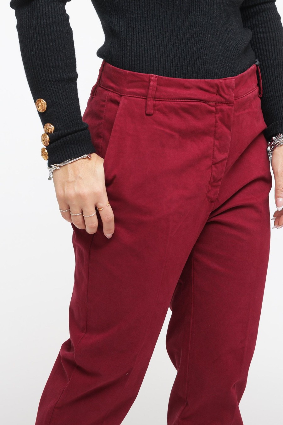 Donna berna Pantaloni | Chino - Bordeaux