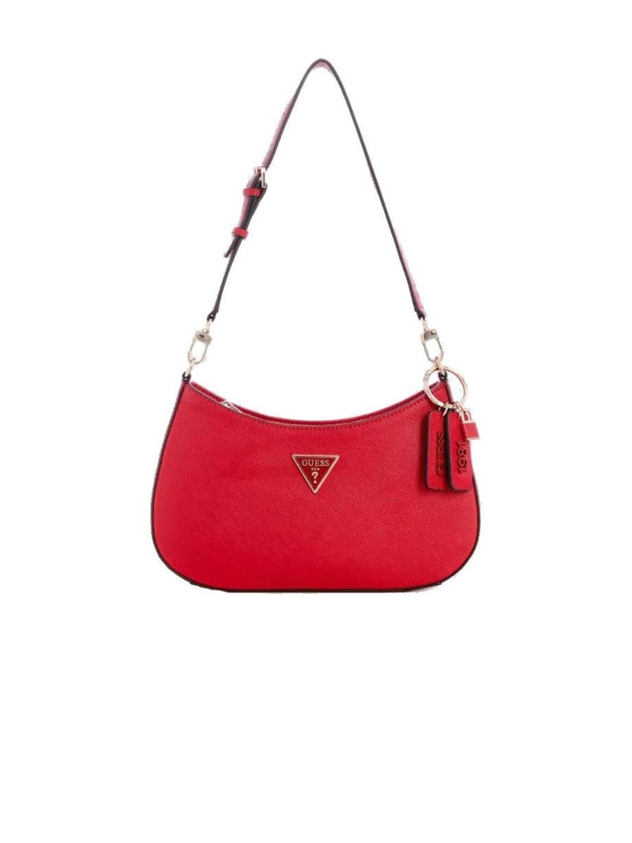 Donna guess Borse | Noelle Top Zip Shoulder Bag - Red