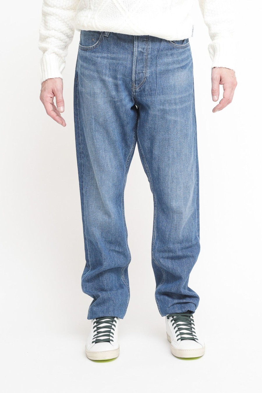 Uomo G Star Raw Pantaloni Jeans | Triple A Regular Straight - Faded Capri