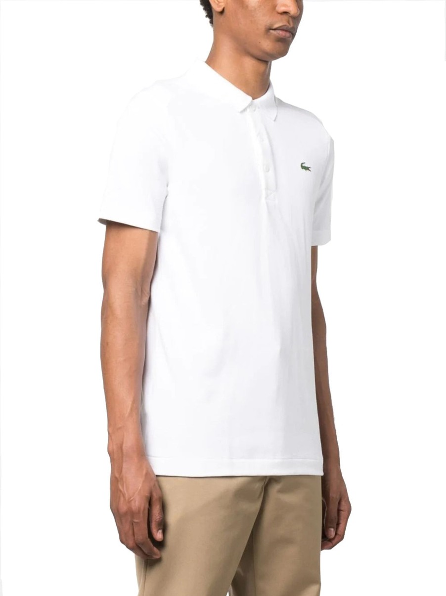 Uomo Lacoste Polo | Polo Manica Corta Uomo - Blanc