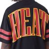 Uomo New Era T-Shirt | T-Shirt Oversize Miami Heat Nba Arch Graphic - Nero