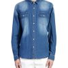 Uomo berna Camicie | M Camicia Denim - Colore Unico