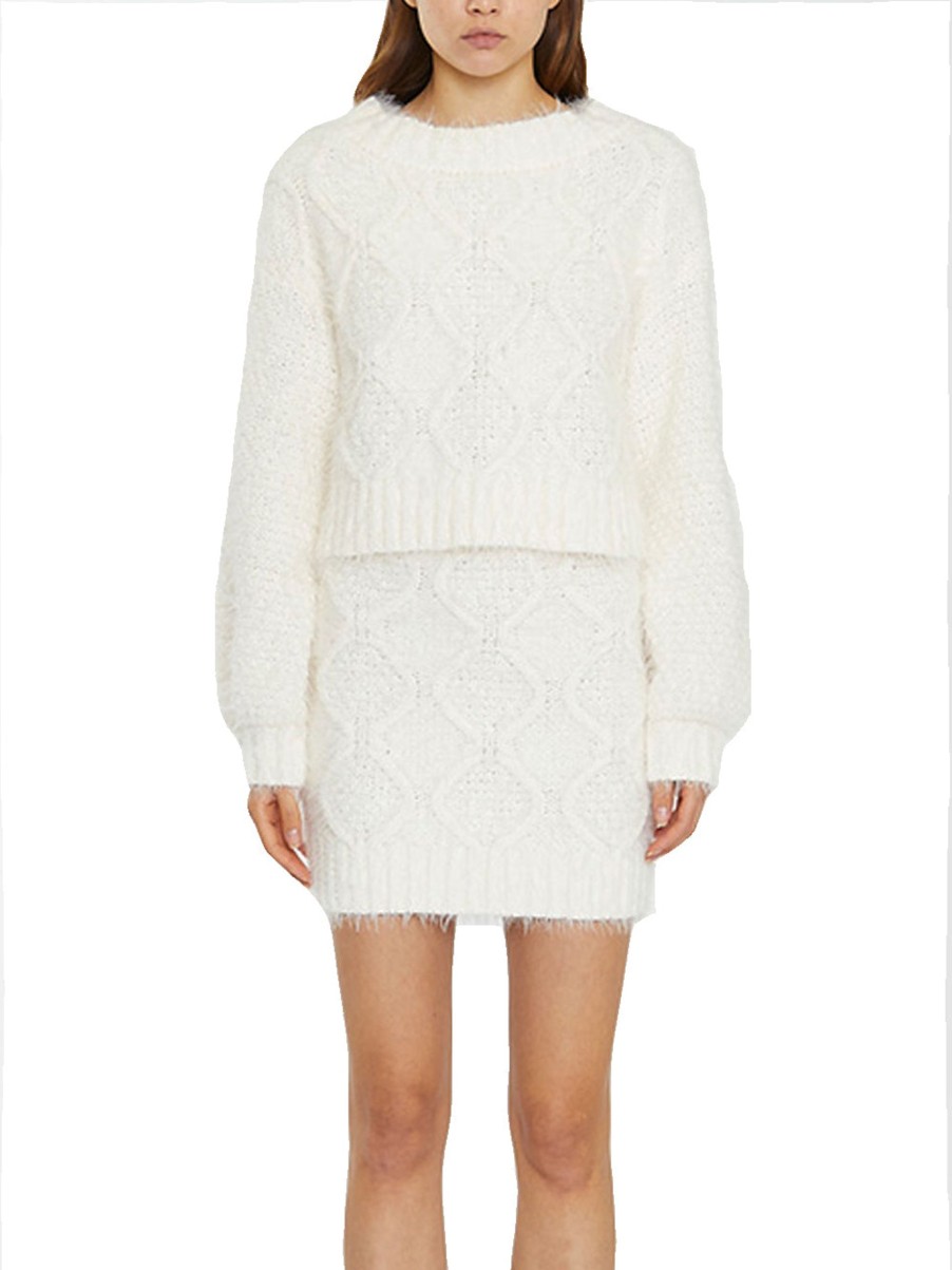 Donna glamorous Pullover | Ladies Jumper - Off White