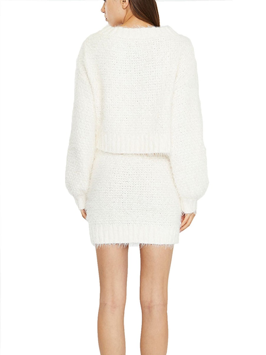 Donna glamorous Pullover | Ladies Jumper - Off White