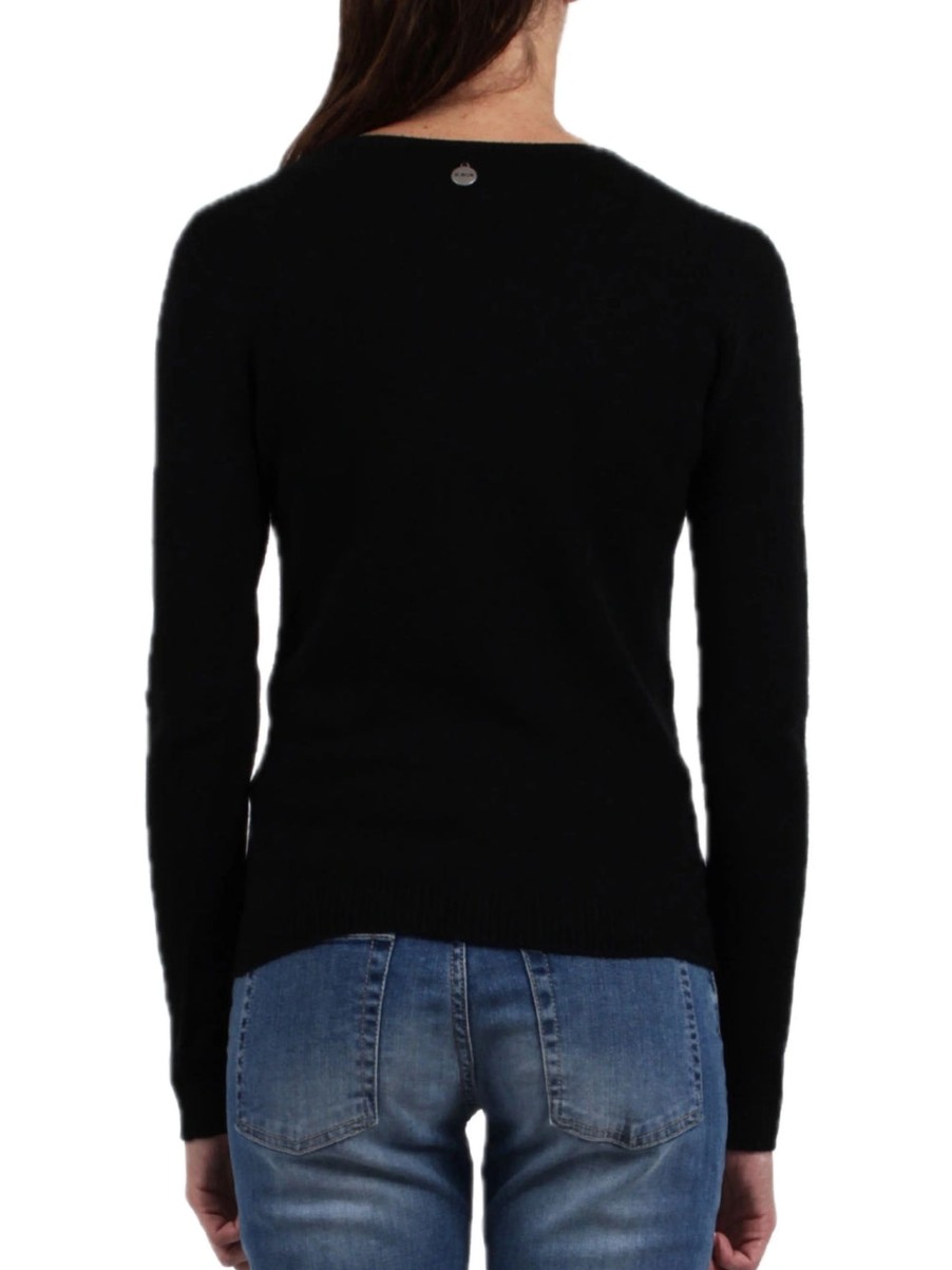 Donna berna Pullover | W Girocollo - Nero