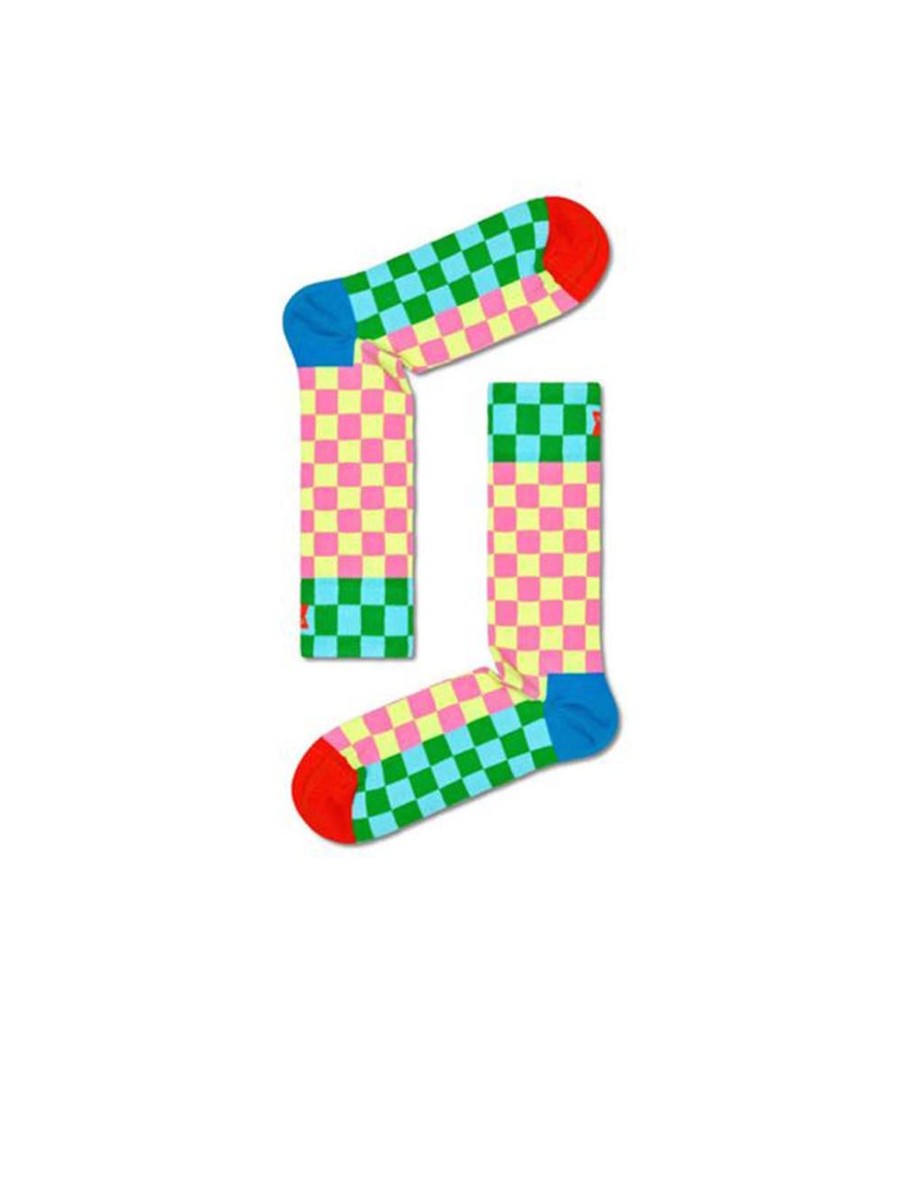 Donna happy socks Calzini | Crew Checkerboard Socks