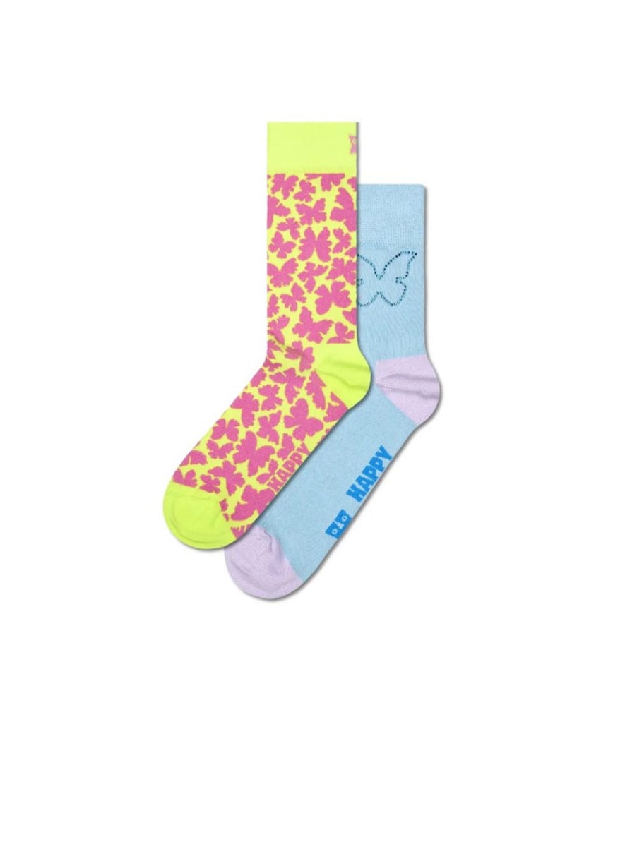 Donna happy socks Calzini | Butterflies And Blues Gift Set