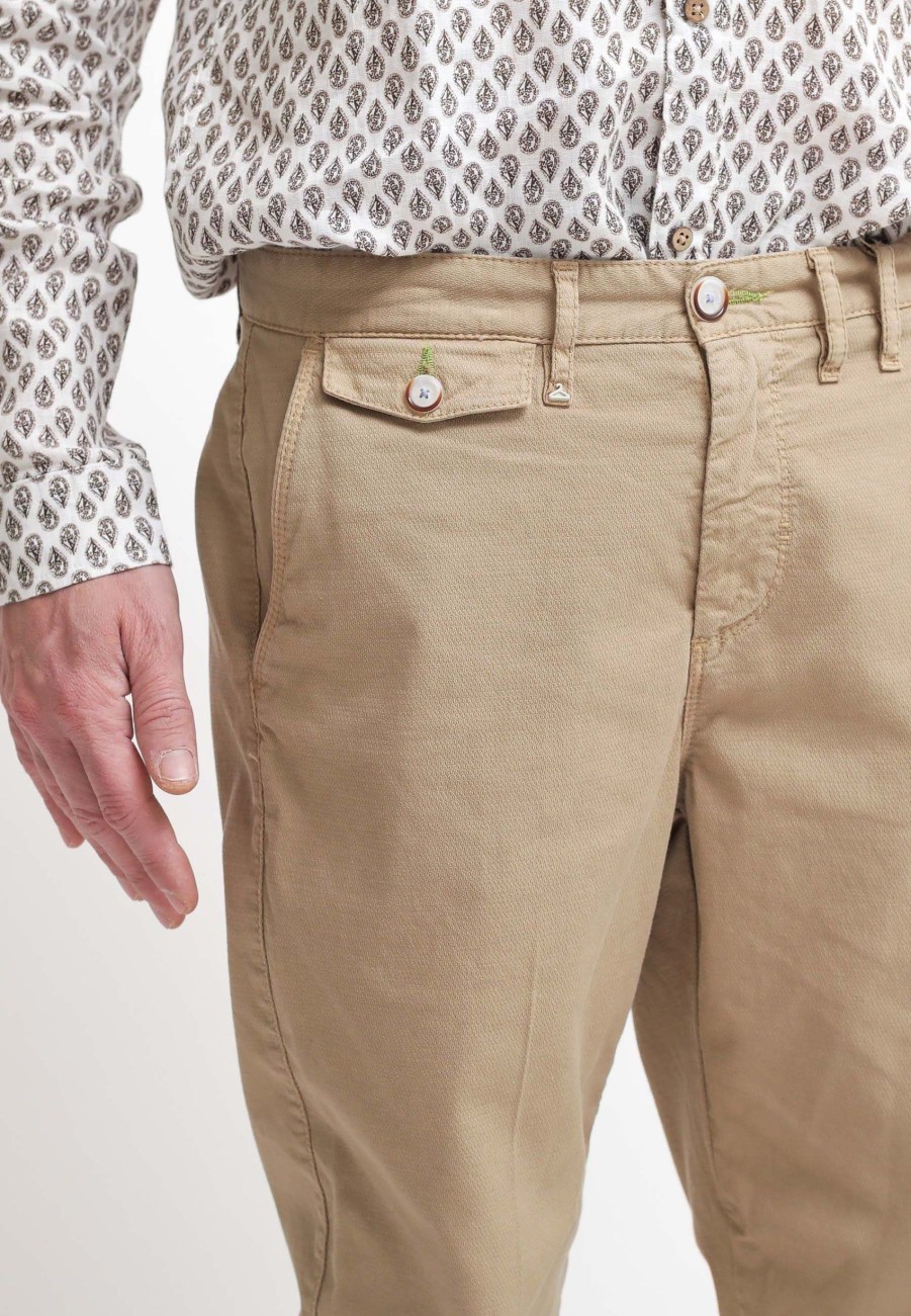 Uomo berna Pantaloni | Chinos Slim Uomo - Coloniale