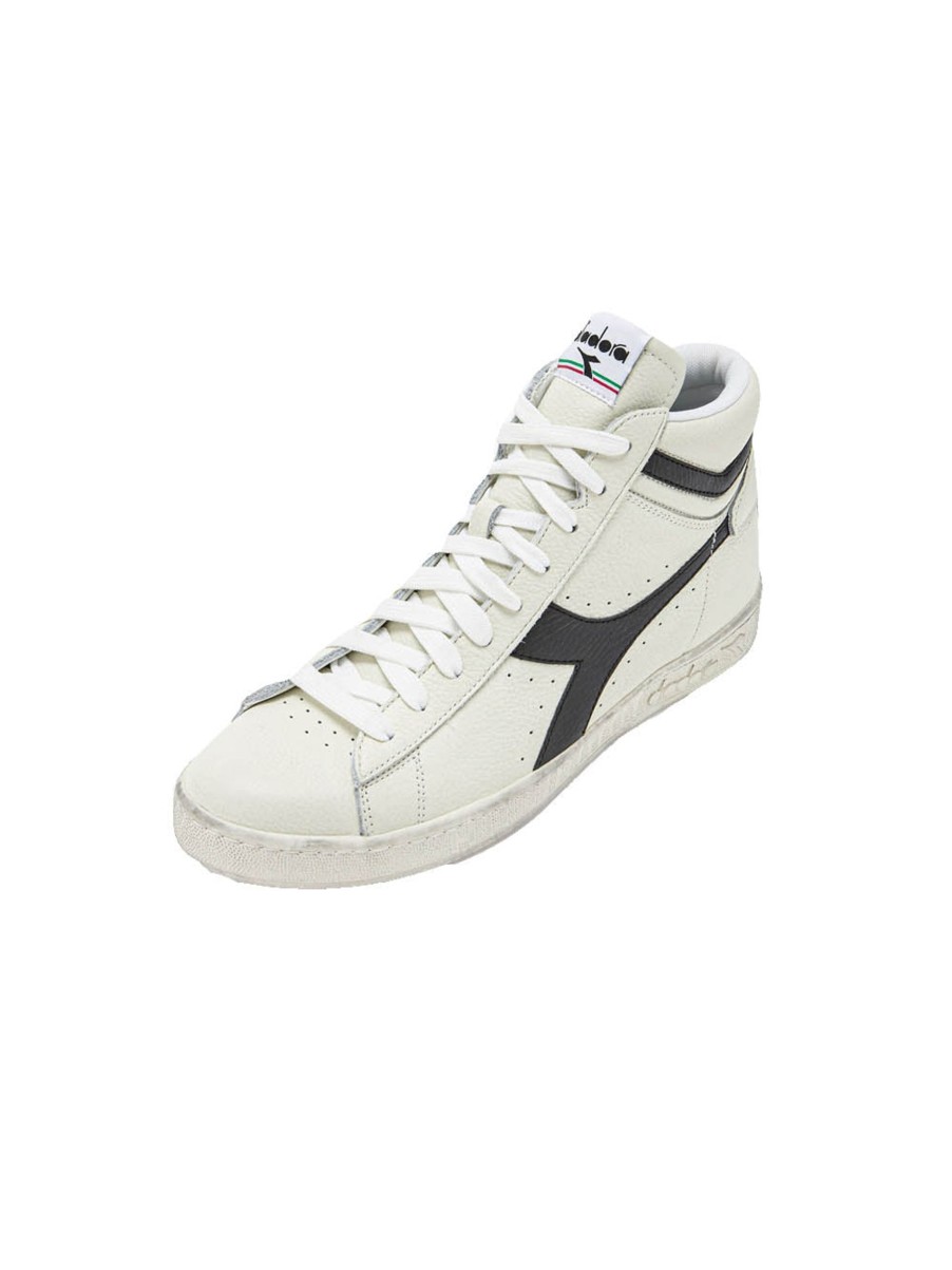 Scarpe diadora | Game L Hight Waxed- Bianco/Nero