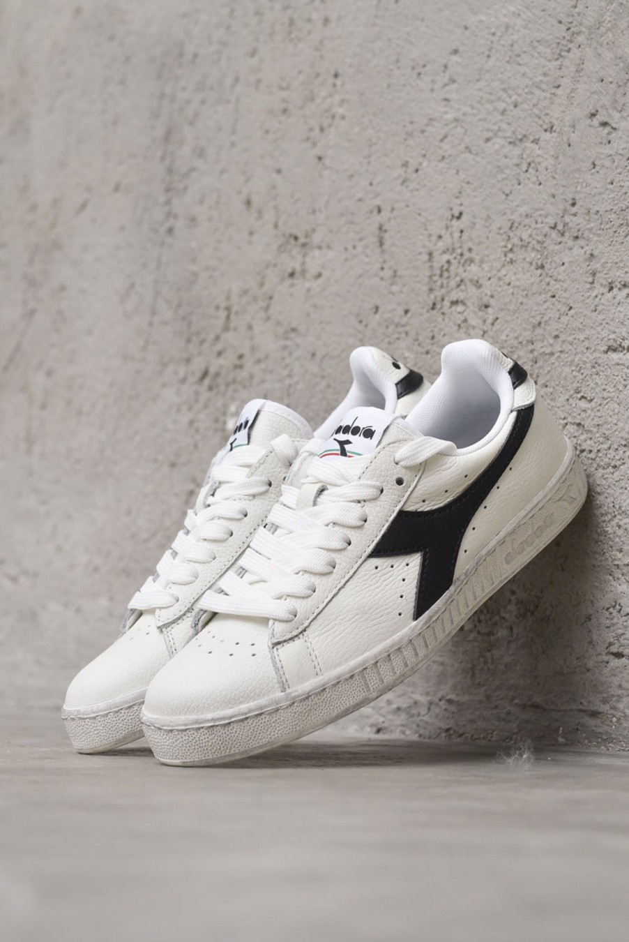 Scarpe diadora | Game L Low Waxed - White/Black