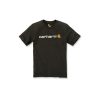 Uomo carhartt T-Shirt | Core Logo T-Shirt Short Sleeve - Peat