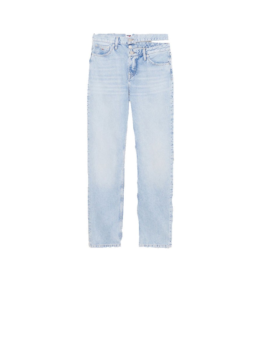 Donna tommy hilfiger Pantaloni Jeans | Julie Cut Out Wb Uh Str - Denim Light