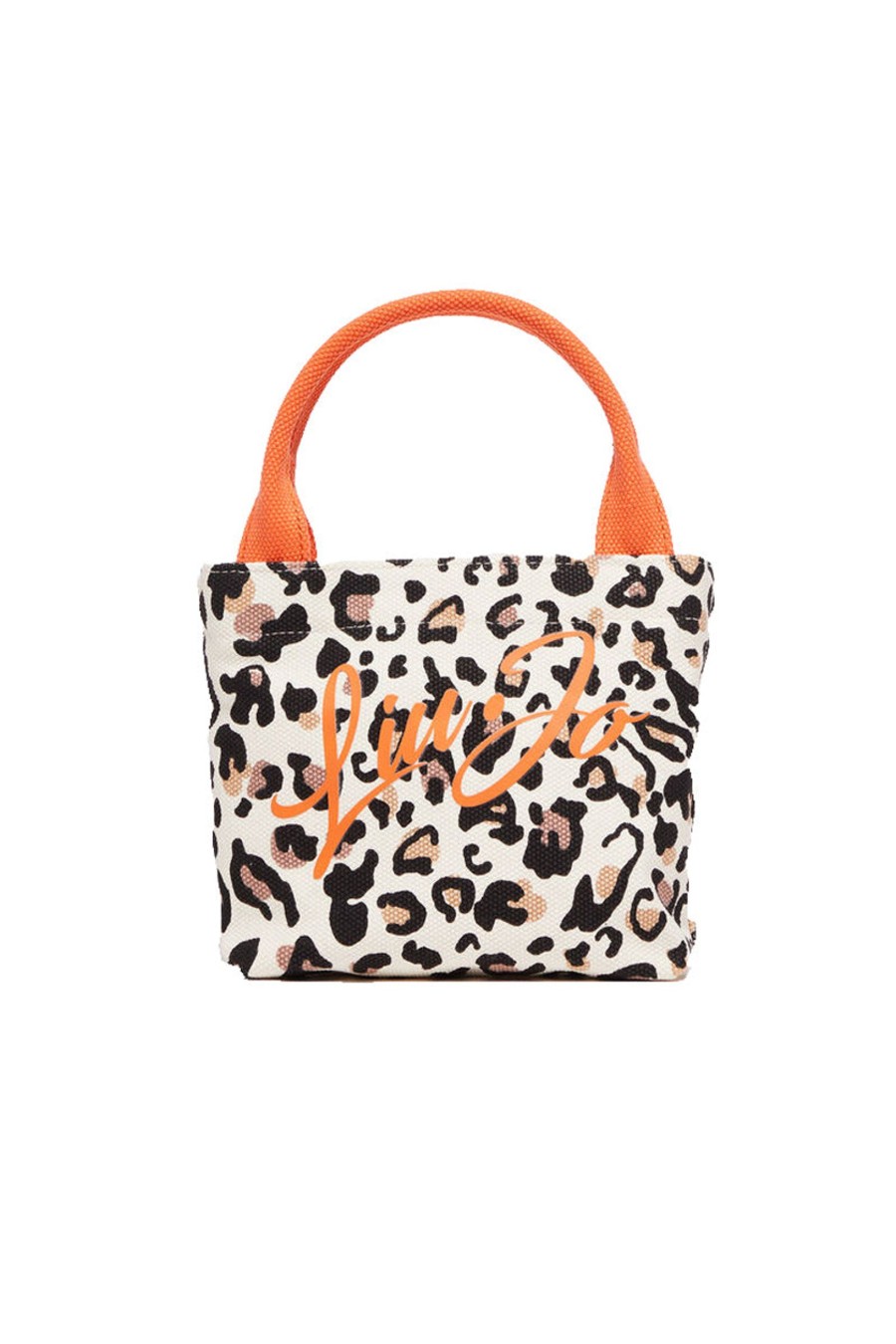 Donna liu jo beachwear Borse A Mano | Tote S Printed Canvas - Brown Animalier