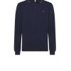 Uomo sun68 Polo | Polo Small Stripes El. L/S - Navy Blue