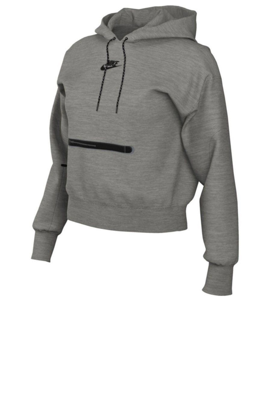 Donna nike Felpe | Tech Fleece Pullover Corta - Dark Grey