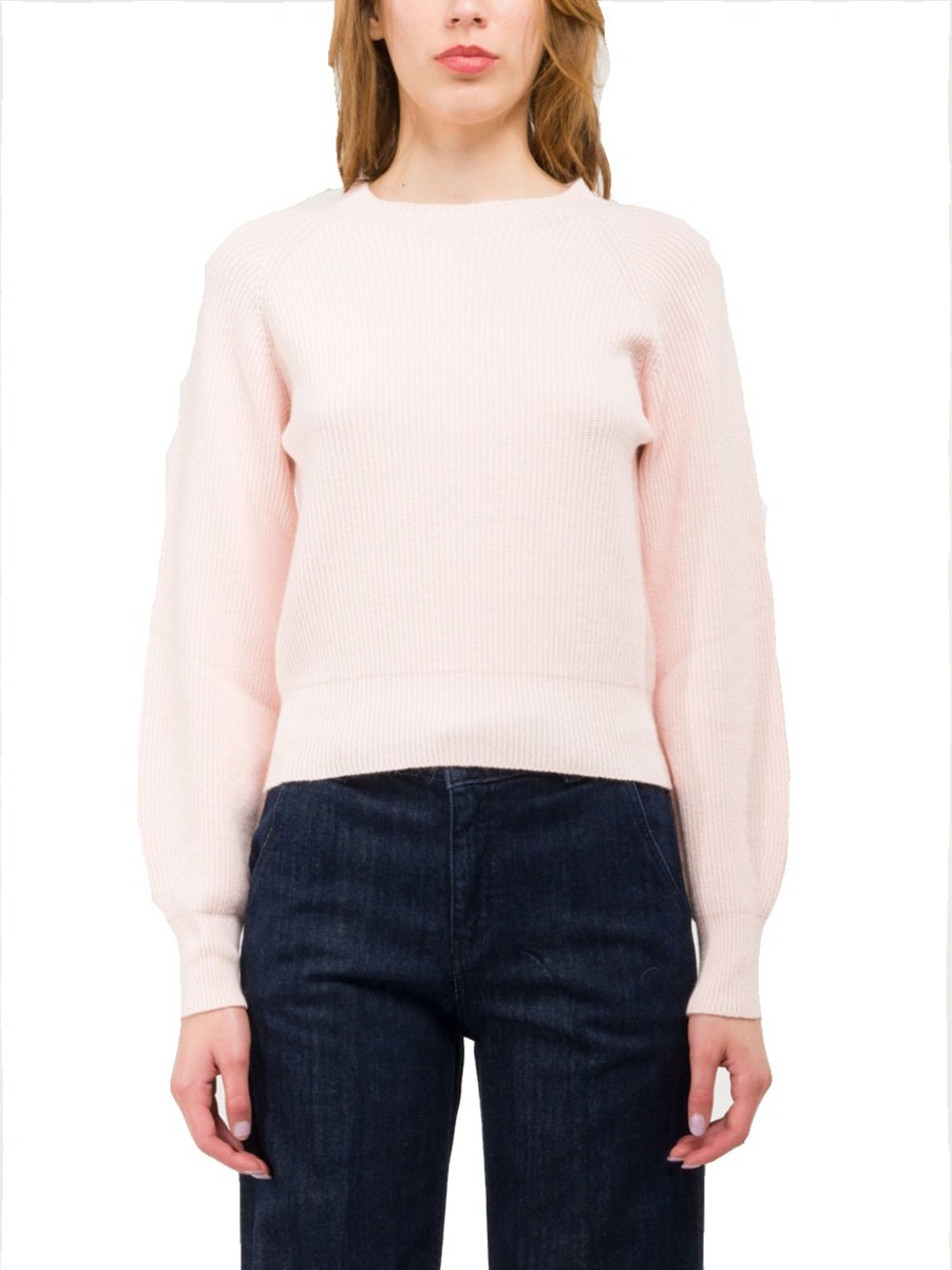 Donna kontatto Pullover | Girocollo - Nude