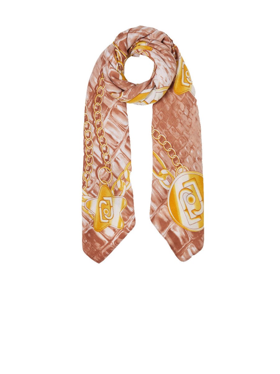 Donna liu jo Foulard | Foulard Sweet Charm 120X120 - Naturale