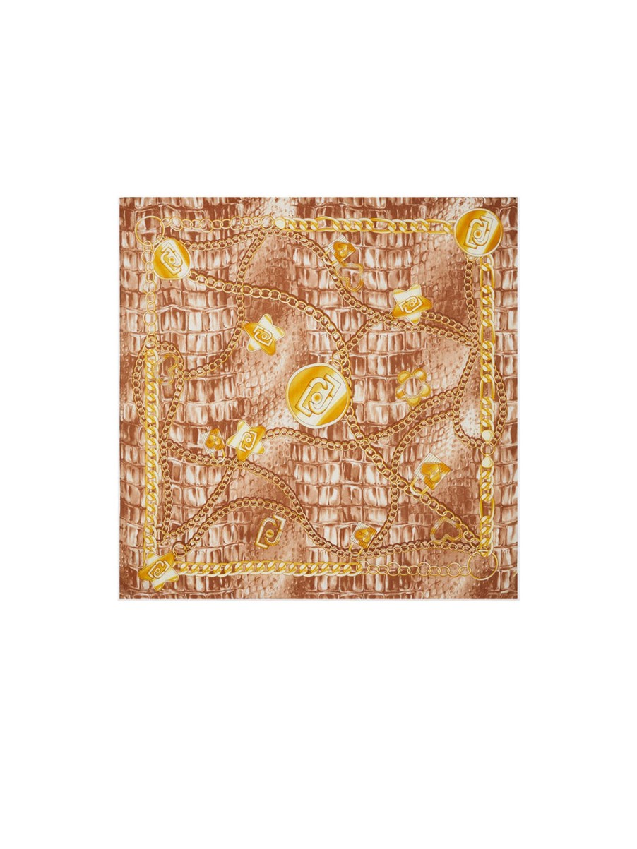 Donna liu jo Foulard | Foulard Sweet Charm 120X120 - Naturale