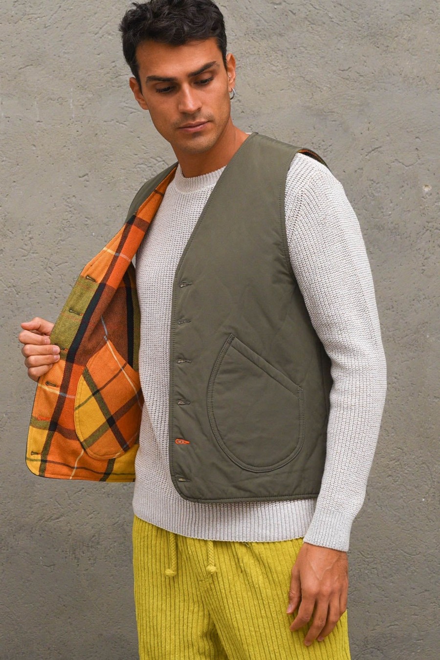 Uomo berna Gilet | Gilet Uomo - Colore Unico