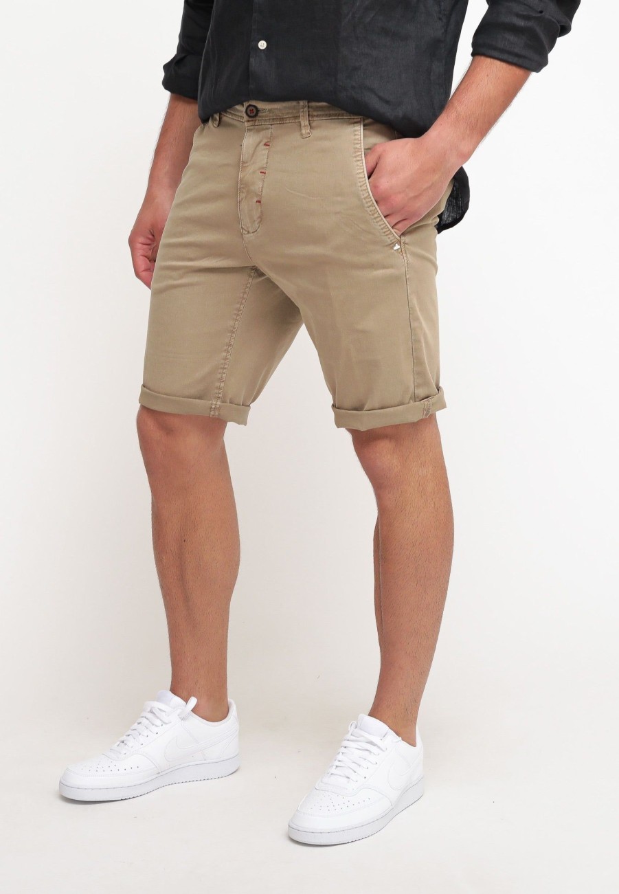 Uomo berna Bermuda | Bermuda Chinos - Beige