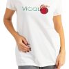 Donna vicolo T-Shirt | T-Shirt Pallina Orso - Bianco