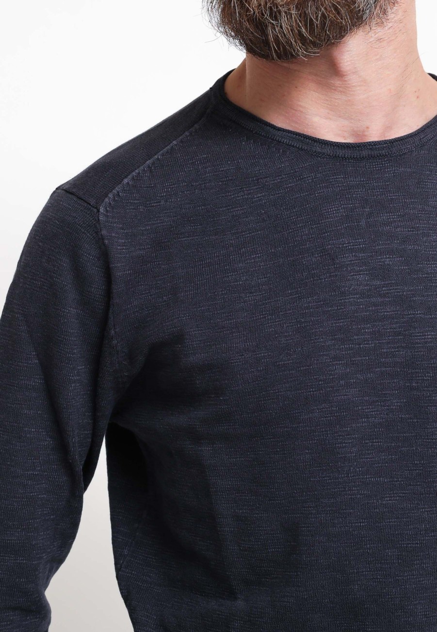 Uomo bl11 Pullover | Girocollo Uomo Blu Navy