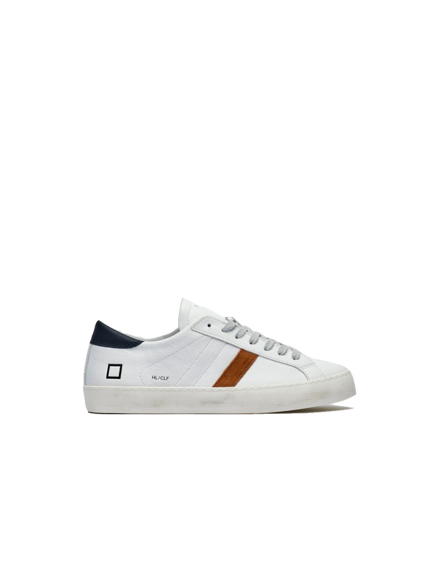 Scarpe d.a.t.e. | Hill Low Calf White-Blue