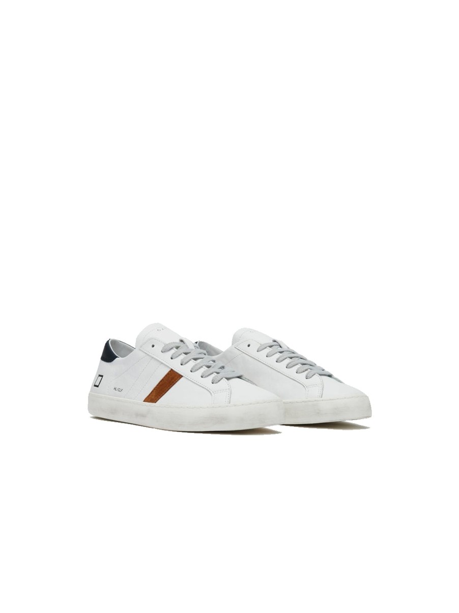 Scarpe d.a.t.e. | Hill Low Calf White-Blue