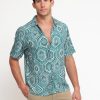 Uomo tooco Camicie | Bowling Shirt Short Sleeve Safi