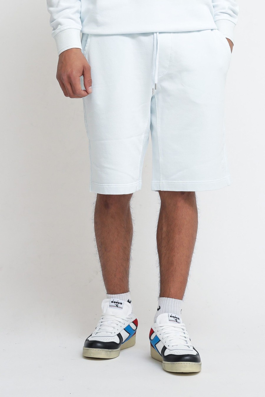 Uomo c.p. company Bermuda | Sweat Bermuda - Baby Blue