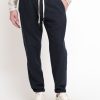 Uomo bl11 Pantaloni | Pantalone Coulisse Cotone -Blu