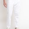 Uomo liu jo uomo Pantaloni Jeans | Bull Twisted Joebull Pantalone 5 Tasche - White