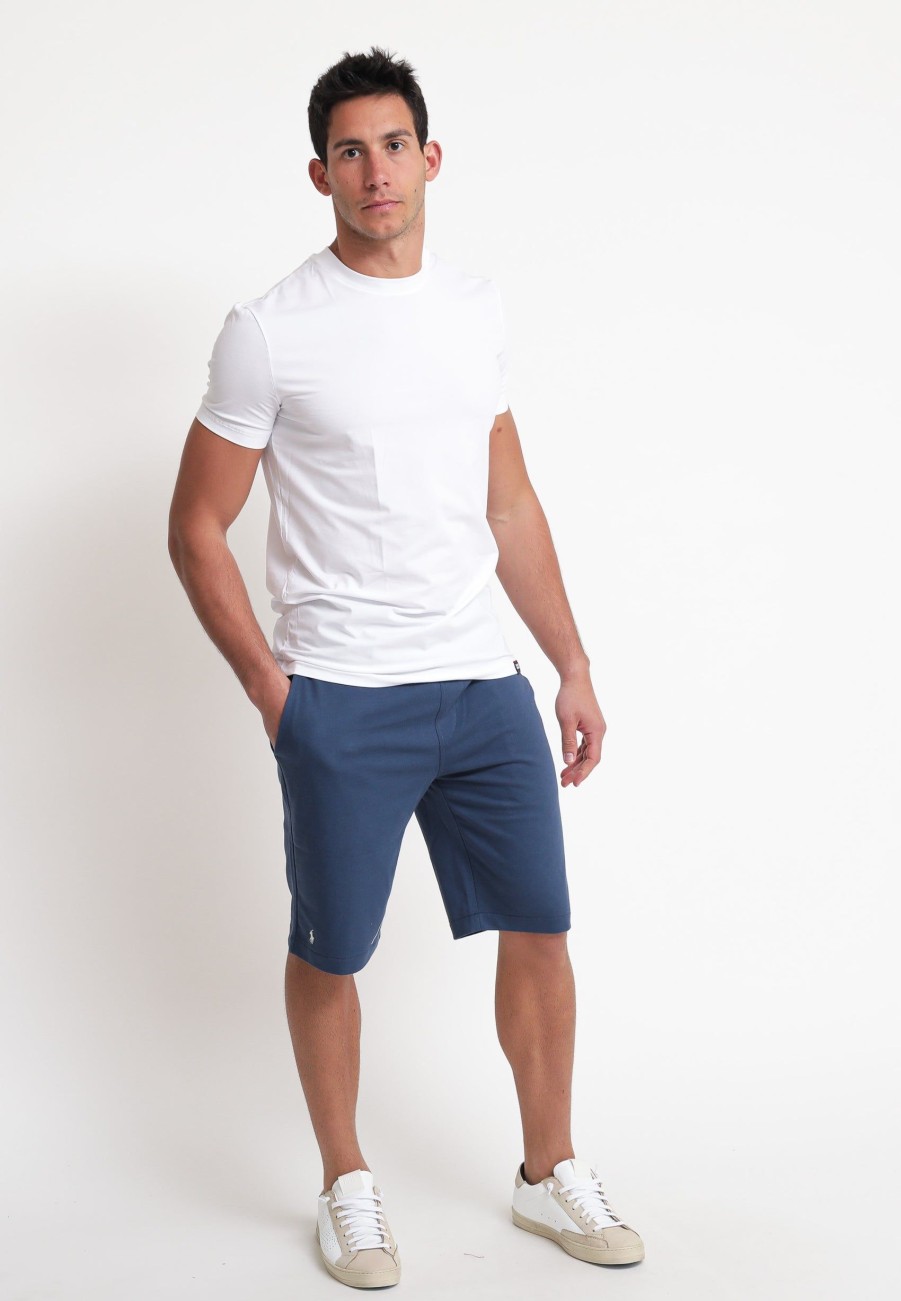 Uomo polo ralph lauren Shorts | Polo Slim Short - Clancy Blue