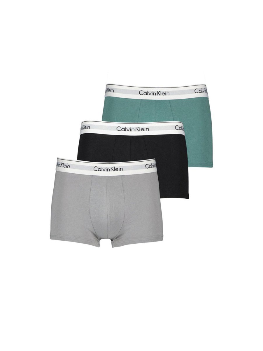 Uomo calvin klein Boxer | Trunk 3Pk Sagebush - Green Black Griffin