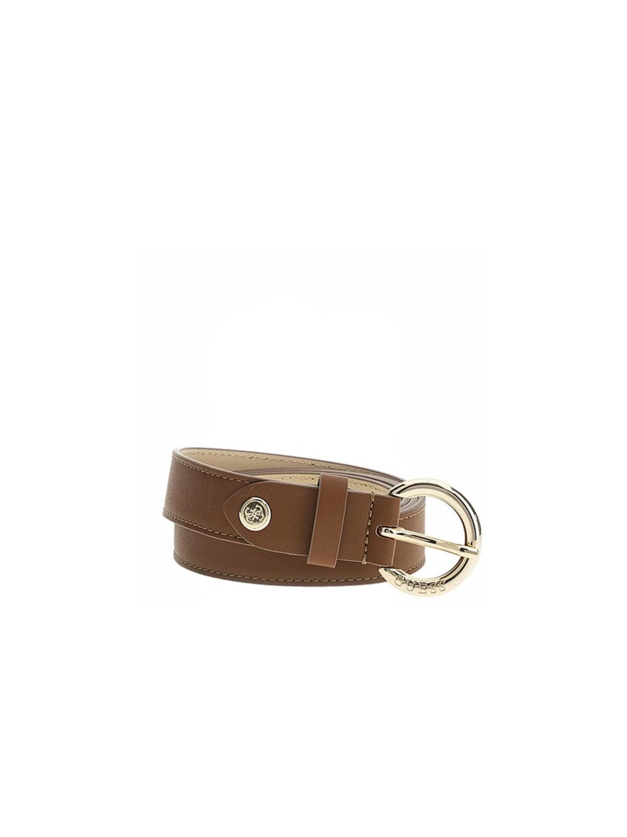 Donna guess Cinture | Dagan Adj & Not Rev Pant Belt - Latte Logo