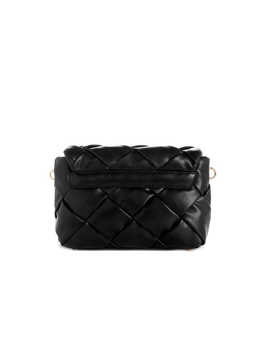 Donna guess Borse | Zaina Flap Shoulder Bag - Black