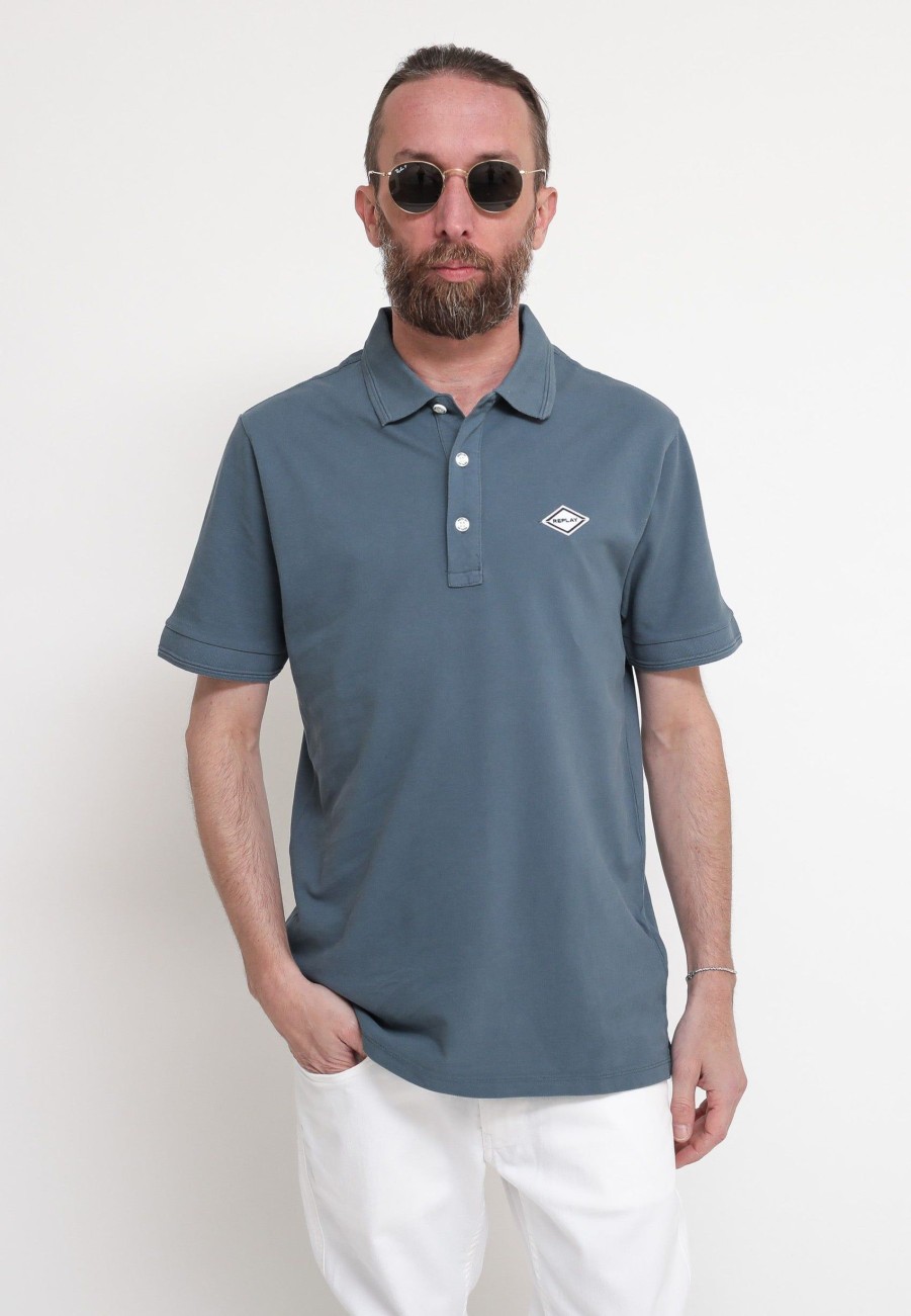 Uomo replay Polo | Polo - Grigio