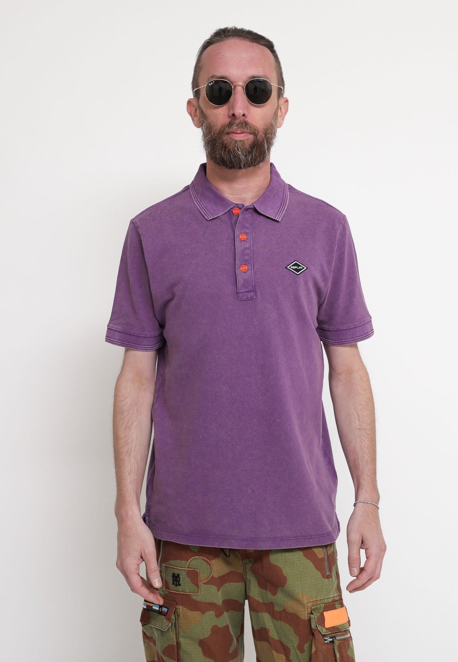 Uomo replay Polo | Polo - Viola