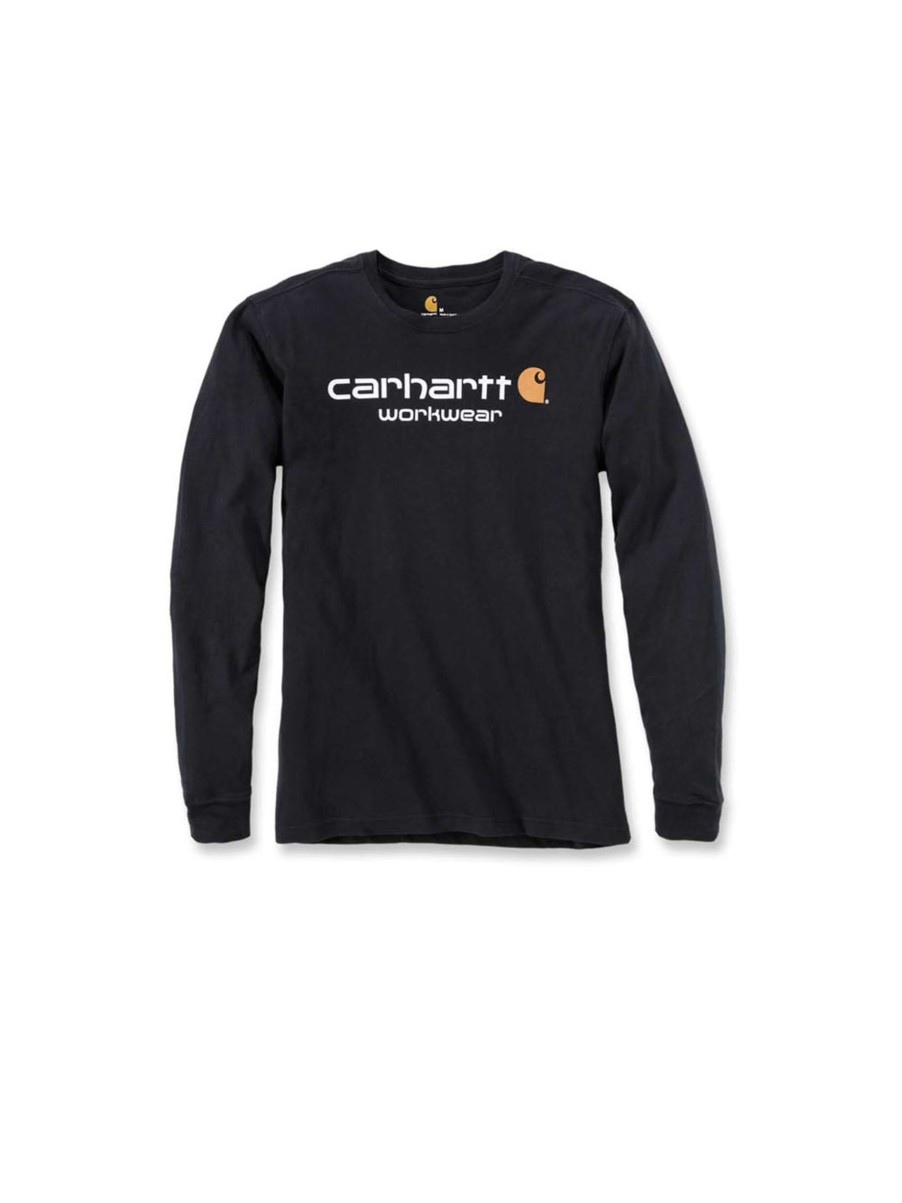 Uomo carhartt T-Shirt | T-Shirt Heater - Black