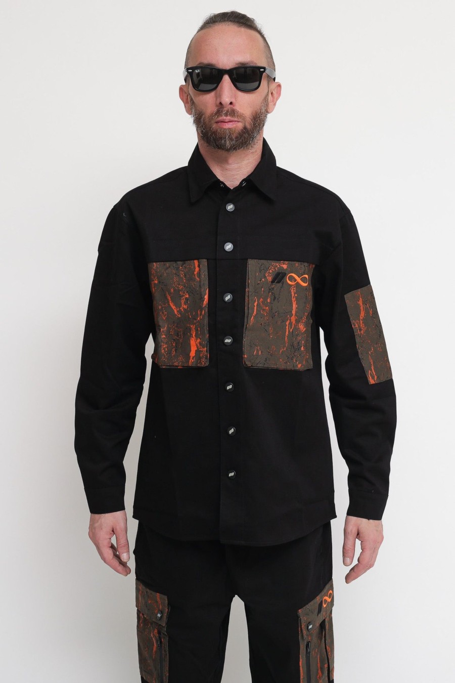 Uomo numero 00 Camicie | Camo Shirt - Black