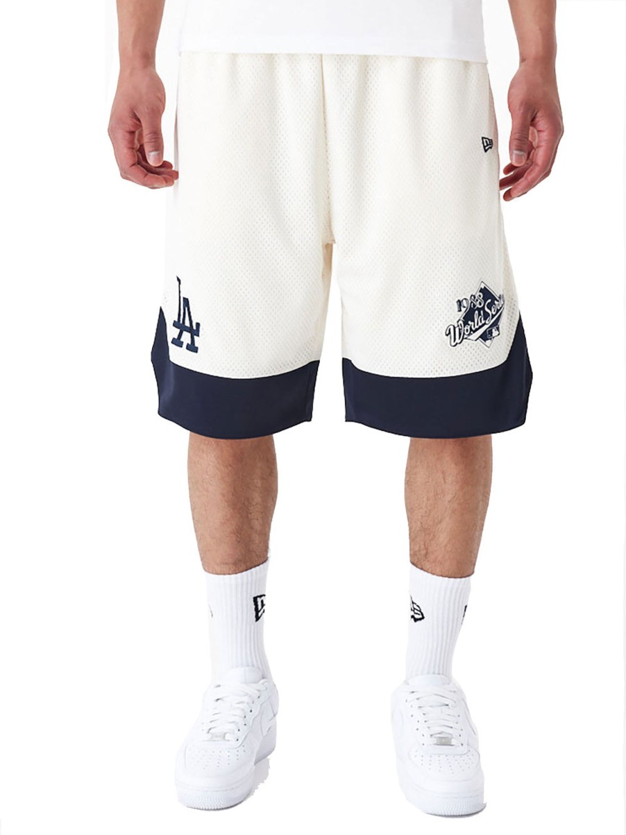 Uomo New Era Shorts | Pantaloncini La Dodgers Mlb World Series - Bianco